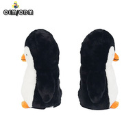 Adorable jouet animal en peluche pingouin lavande réservoir de décompression lesté granules chauffés au micro-ondes joli jouet en peluche coton PP