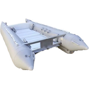 Catamarán inflable de vela de 3,8 M con certificado CE, Hypalon de PVC de 1,2mm para pesca <span class=keywords><strong>a</strong></span> la deriva, Pedal, barco, uso de aire y aluminio - Product Image 1