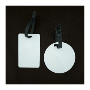 Vente en gros d'étiquettes à bagages en aluminium personnalisées par sublimation étiquettes <span class=keywords><strong>de</strong></span> <span class=keywords><strong>sac</strong></span> <span class=keywords><strong>de</strong></span> voyage en métal vierges par sublimation - Product Image 3