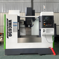 Chine Petit CNC Mill Machine-outil VMC650 Fraisage automatique Cnc Machine Centre d'usinage 3 4 5 axes pour le traitement des moules en métal