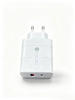 Adaptor Charger 25W Model P33 dengan Port Tipe-C dan USB untuk Ponsel