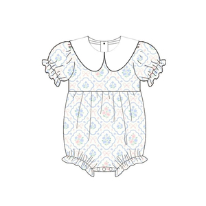 Camiseta infantil GT1621 personalizada para niña, adorable, con estampado de patos y lazos azules, para bebés y niños pequeños. - Product Image 4