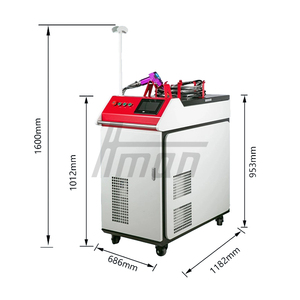 Soudeuse laser à fibre portative 1500W-3000W refroidie par eau pour la soudure de tôles métalliques dans les armoires électriques et la fabrication industrielle - Product Image 6