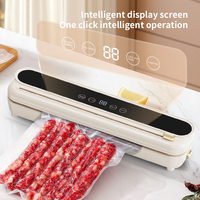 Machine de scellage sous vide alimentaire automatique Portable fonction de vide et de joint automatique pour le stockage d'emballage alimentaire domestique