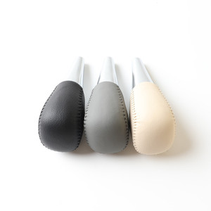 Car <b>Gear</b> <b>Knob</b> Leather Black Gray Beige Ergonomic For Toyota Camry - Product Image 3