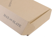 Boîtes en carton ondulé pliables personnalisées pour l'expédition et l'emballage, boîtes en papier kraft, boîtes cadeaux en papier kraft