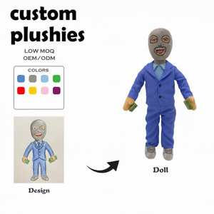 Peluche personnalisée à faible MOQ, créature mignonne à cornes et robe, objets de collection sur le thème de la fantaisie, 5 étoiles, peluches personnalisées de personnages solaires - Product Image 5