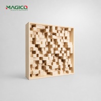 Panneau diffuseur acoustique 3D en chêne et noyer, diffuseur sonore QRD en bois à basses fréquences pour studio, salle de concert, projet, taille personnalisée