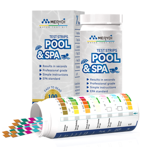 100 bandelettes de test d'<span class=keywords><strong>ammoniac</strong></span> manuel 7-en-1 pour aquariums et étangs – Détection précise de l'<span class=keywords><strong>ammoniac</strong></span> dans l'eau – Matériau plastique - Product Image 5