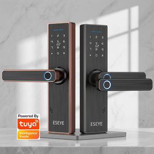 Cerradura Inteligente Estilo Europeo EY-608, APP+SDK+Aplicación Tuya+Huellas Dactilares+Contraseña+Tarjeta+Llave, Desbloqueo WIFI en la Nube, Aleación de Aluminio y Acero - Product Image 1