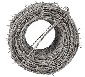 गैल्वेनाइज्ड एंटी-चोरी बाड़ ऑर्चर्ड डबल-स्ट्रैंड एंटी-जंग स्टील तार कांटेदार तार तार बिजली की छाल दीवार - Product Image 4