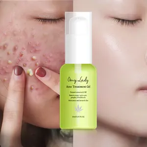 L'acne di canapa vegana biologica rimuove la crema dal trattamento efficace della cicatrice dell'acne della pelle in 14 giorni di acne
