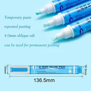 Sipa High Quality No Spray Good Adhesive Effect Convenient Clean Fast Drying Glue Marker Pen Permanent Pen for School