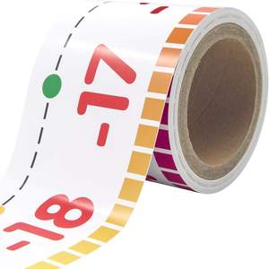 Juego <span class=keywords><strong>de</strong></span> decoración para aula, tablón <span class=keywords><strong>de</strong></span> anuncios <span class=keywords><strong>de</strong></span> línea <span class=keywords><strong>de</strong></span> números, 20 a 100, 36ft, 1 rollo para clase <span class=keywords><strong>de</strong></span> matemáticas - Product Image 6