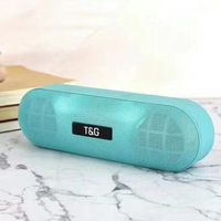 Nuovo arrivo scintillio LED luce TG148 altoparlante senza fili mini altoparlante portatile 5w * 2 tg-148 scatola audio supporto TF USB AUX FM 1200 mah