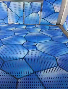 Projet de décoration de bâtiment intérieur et extérieur Façades architecturales Espace commercial Conception imprimée UV Panneau de placage en aluminium - Product Image 5