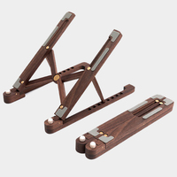 Seenda — support pliable en bois pour ordinateur Portable, socle réglable pour bureau avec plusieurs Angles, support pour ordinateur Portable