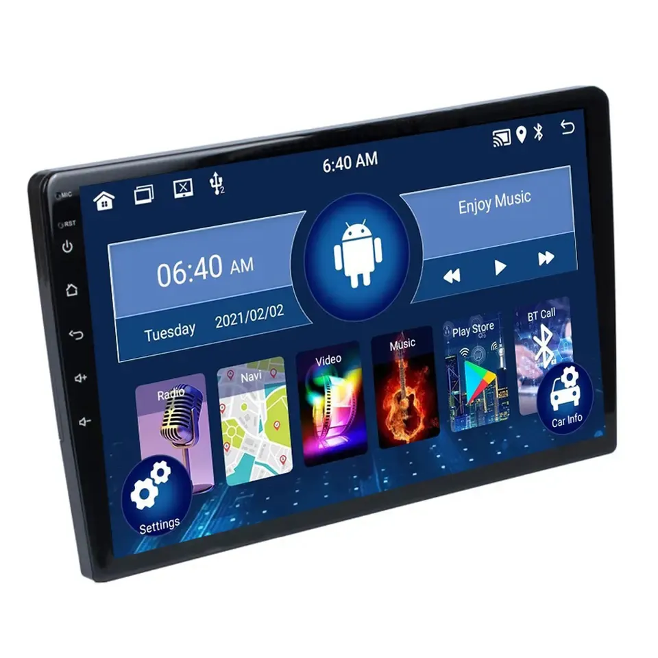 Universel populaire Double Din Android autoradio BT GPS Navigation 9/10 pouces écran tactile 2 Din voiture lecteur DVD voiture lecteur Mp5