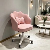 Chaise de bureau pivotante et réglable en hauteur, avec coussin de maquillage, pour chambre à coucher, coiffeuse ou salon, avec fonction pivotante - Vente en gros