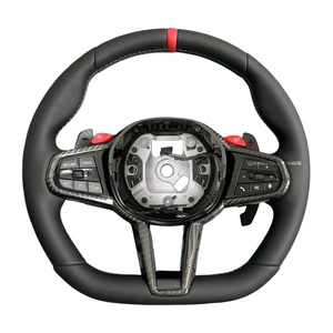 Volante Deportivo de Fibra de Carbono y Cuero Sintético Serie G F para <span class=keywords><strong>BMW</strong></span> <span class=keywords><strong>CS</strong></span> <span class=keywords><strong>M3</strong></span> M4 M5 X3 X4 X5 X6 X7 G01 G12 G20 G29 G30 G35 G37 G80 G82 M340i - Product Image 5