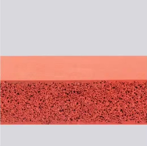 Màu đỏ cao <span class=keywords><strong>Temp</strong></span> kháng Silicone tấm xốp cuộn chống trượt cao su cách điện <span class=keywords><strong>pad</strong></span> cho Máy ép nhiệt - Product Image 4