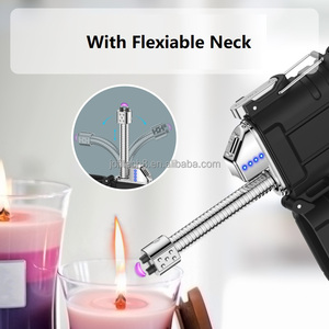 Encendedor de Cigarrillos Recargable por USB, Diseño Clásico Flexible de 360°, Resistente al Agua, de Metal/ABS, para Acampar al Aire Libre, Viajar y Encender Velas - Product Image 4