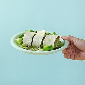 Ensemble de 6 assiettes écologiques de couleur <span class=keywords><strong>pastel</strong></span>, lavables au lave-vaisselle, réutilisables, pour cuisines et fêtes très occupées - Product Image 2