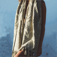 100% Cotton Jacquard Modern Eco-Friendly Beach Towel-Ultra Soft & High Absorbency-Large Size Beach/Pool Use