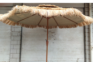 Parasol en paille simulée, parasol d'extérieur, villas dans les zones panoramiques, décoration intérieure, chaume portable, parasol de plage - Product Image 5