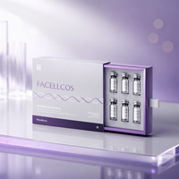 Scatola Rigida per Cosmetici OEM ODM con Goffratura, Confezione Regalo Personalizzata a Forma di Libro per Set di Fiale con Vassoio Interno
