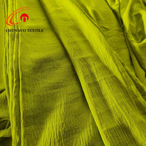 Tela de poliéster de 180D rerererererepe iririrlow Lain 100% Polyester inkle rugerizado rushed rerepe Fabric RESS o Dress - Product Image 5