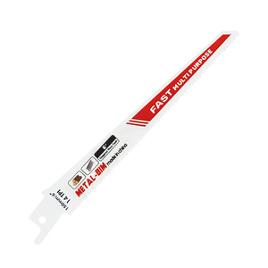 BIM 150mm <span class=keywords><strong>lame</strong></span> de <span class=keywords><strong>scie</strong></span> <span class=keywords><strong>sabre</strong></span> haute fréquence acier alternatif métal doux clous en bois plastique coupe carbure bi-métal - Product Image 1
