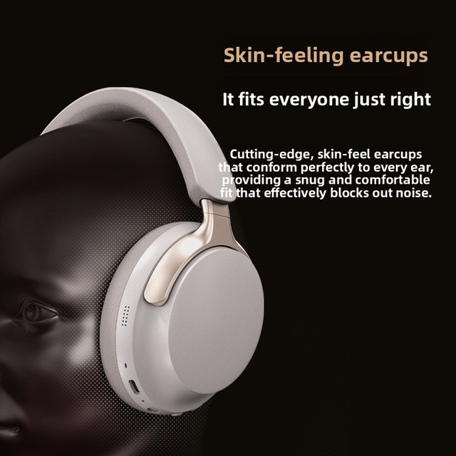 2026 New Over Ear Headset ANC Active Noise Cancelling HIFI High Sound Quality for 5.3 Life Waterproof Stock Drop Shipping