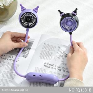 Ventilateur portable USB rechargeable pour le cou, petit ventilateur de refroidissement à suspendre pour la maison, en plastique - Product Image 2