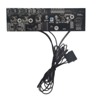 Boîtier PWM pour PC, panneau de contrôle de vitesse des ventilateurs, châssis de refroidissement à 4 canaux, boîtier de sonde de température, buse