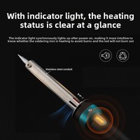 Fer à souder électrique 220V à chauffage externe avec poignée, voyant lumineux, kit de réparation domestique 30W/40W/60W