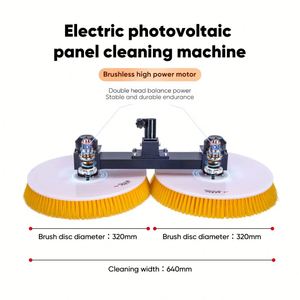 Brosse télescopique pour panneaux solaires GPAA - Outil de <span class=keywords><strong>nettoyage</strong></span> télescopique en alliage durable de 12/18/24 pieds pour systèmes photovoltaïques - Product Image 3