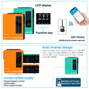 6.2Kw 10Kw <span class=keywords><strong>prix</strong></span> <span class=keywords><strong>d</strong></span>'entrepôt Anern <span class=keywords><strong>onduleur</strong></span> solaire hybride sur/hors réseau <span class=keywords><strong>onduleur</strong></span> solaire - Product Image 4