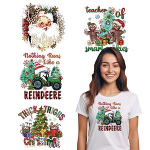 Autocollants pour vêtements en polyester personnalisés en usine, impression par transfert thermique durable, thermocollants - Product Image 5