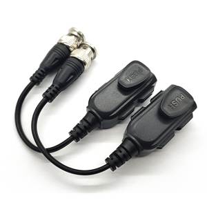 BNC إلى RJ45 Lan POC فيديو <span class=keywords><strong>Balun</strong></span> مع الطاقة والبيانات عبر كابل شبكة إيثرنت لكاميرا POC - Product Image 1