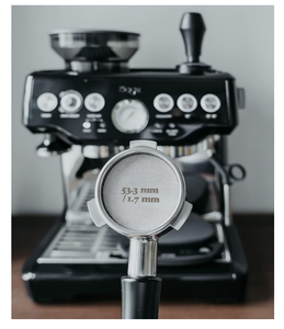 Porte-filtre sans fond de 54 mm, design nu, compatible avec les machines Breville <span class=keywords><strong>Sage</strong></span> <span class=keywords><strong>Barista</strong></span> <span class=keywords><strong>Express</strong></span>, comprend un panier filtrant de 18 g - Product Image 3