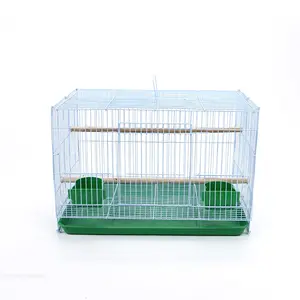 Cage et volières pour oiseaux de reproduction Grandes perruches pour oiseaux Plateaux en plastique durables Cage à oiseaux Perrot de taille personnalisée