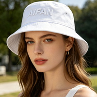 Chapeau de soleil personnalisé à large bord en denim délavé et coton, casquette plate pour la pêche