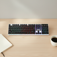 Claviers filaires au prix d'usine, clavier de jeu filaire ergonomique, clavier de jeu filaire imperméable pour ordinateur, clavier de jeu filaire lumineux pour ordinateurs portables
