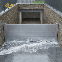 Barrière anti-inondation modulaire robuste en aluminium pour garage, protection industrielle professionnelle, barrage métallique démontable, bouclier anti-eau