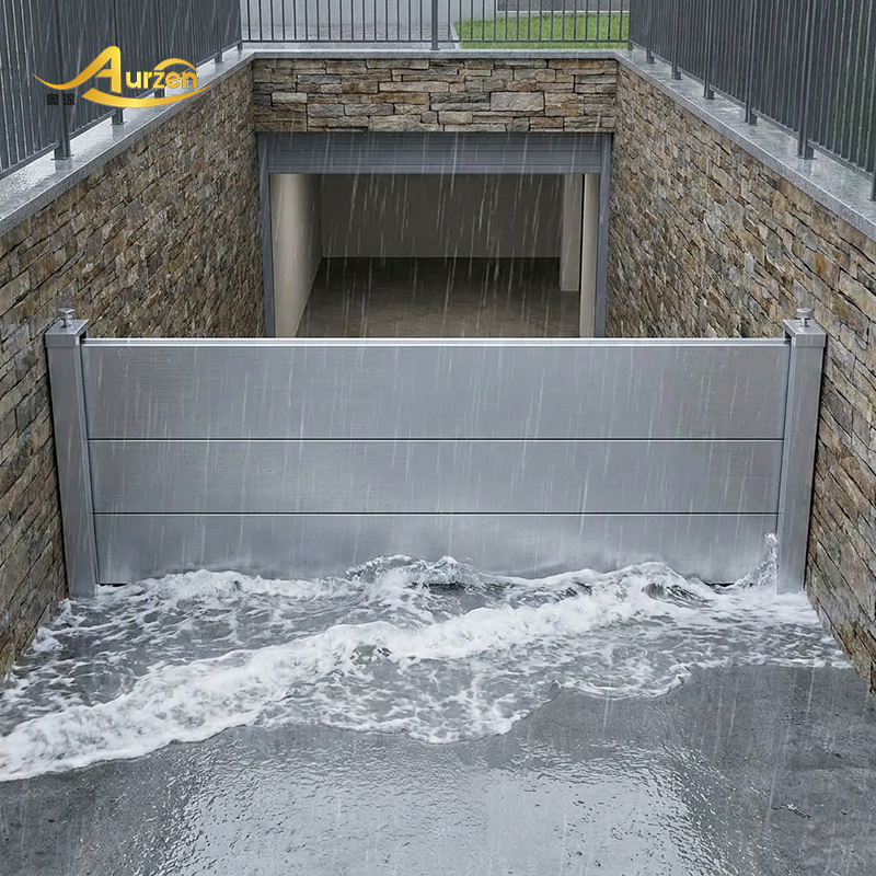 Sturdy Modular Aluminum Flood Barrier for Garage Professional ...