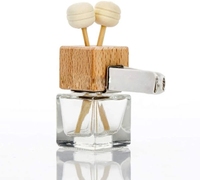 Bouteille vide transparente de 10ml, décoration suspendue de voiture, désodorisant de maison, diffuseur de parfum, conteneurs de parfum, emballage de cadeaux pour femmes