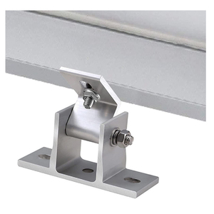 Support de panneau solaire réglable en alliage d'aluminium avec boulons en acier inoxydable pour l'installation de panneaux solaires, angle d'inclinaison de 0 à 60 degrés, certifié CE - Product Image 2