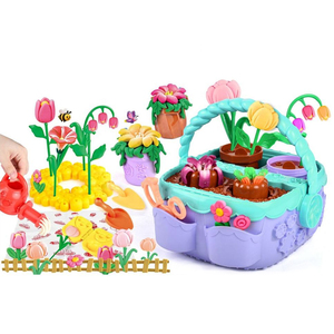 49Pcs Garden Flower Basket Clay Play Set DIY Creative Handmade Craft <b>Toy</b> for <b>Kids</b> Early <b>Educational</b> Pretend Play - Product Image 1
