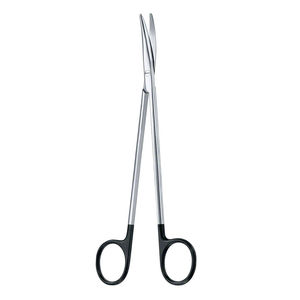 Ciseaux Metzenbaum à manche noir, insert TC, courbés, à bout arrondi, super fins, pour dissection, instruments chirurgicaux médicaux, ensemble de ciseaux TC - Product Image 6